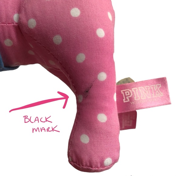 3 PiNK Victoria’s Secret Dogs Recycle Love Polka Dot VS Pink Dog Collector - Picture 9 of 12